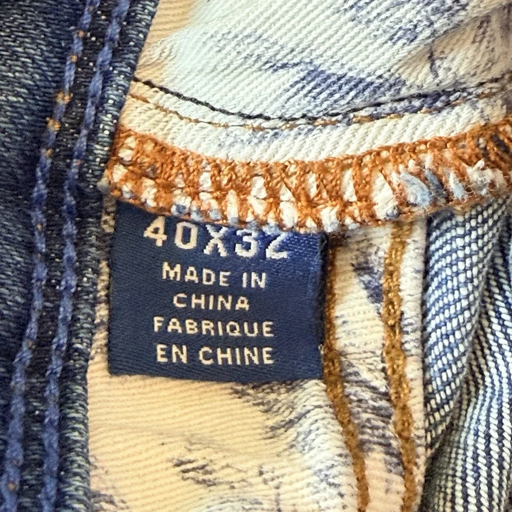 Tommy Bahama Indigo Palms‎ Jeans 40x32 Relaxed Straight Leg Blue Wash Denim